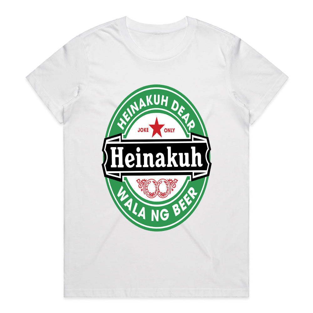 Heinakuh Beer Joke T-Shirt – Playful and Fun Design for Beer Lovers