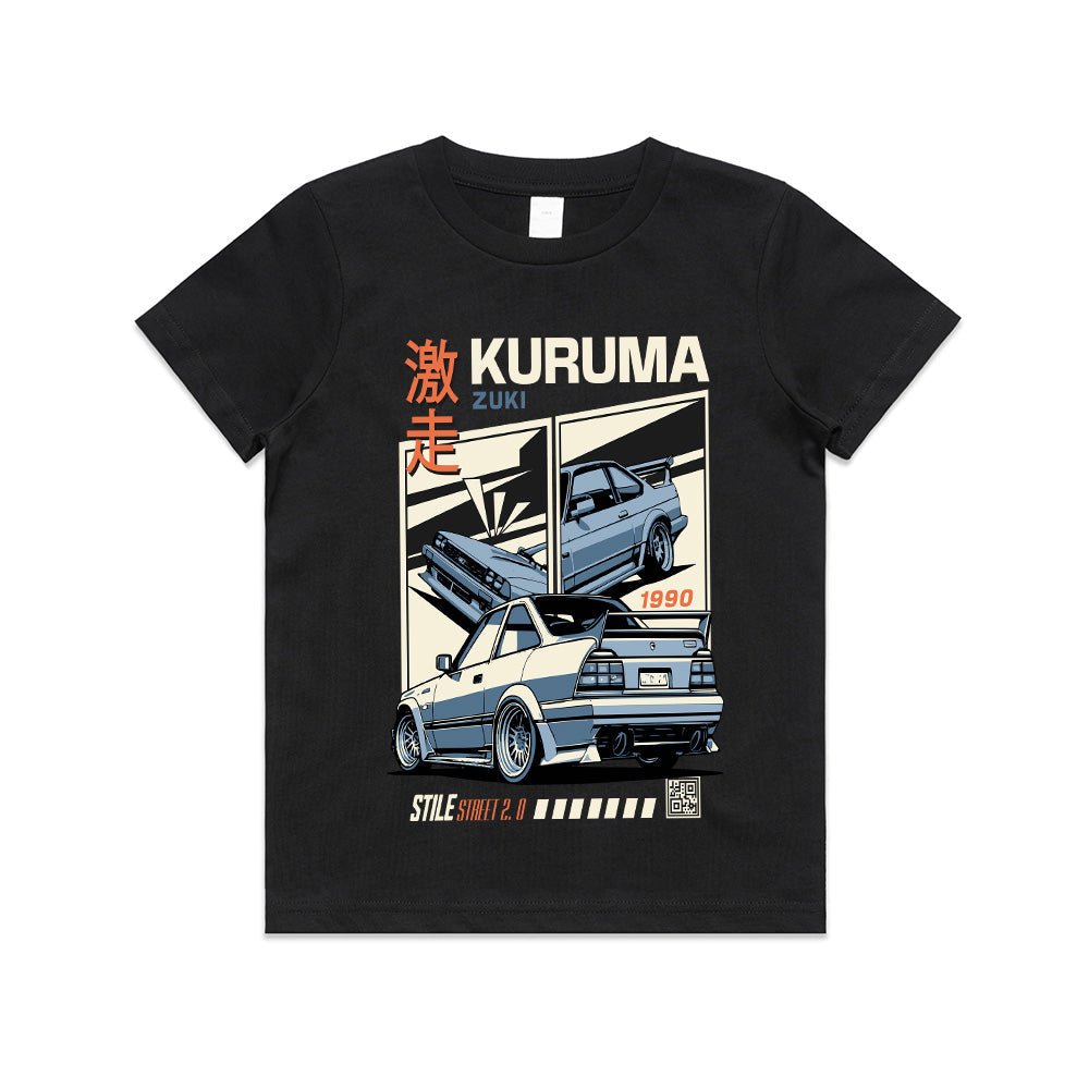 KURUMA ZUKI – 90s Gekisou Street Machine T-Shirt