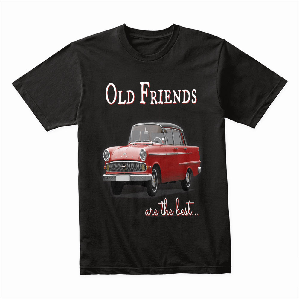 Old Friends Are the Best – Classic Vintage Car T-Shirt
