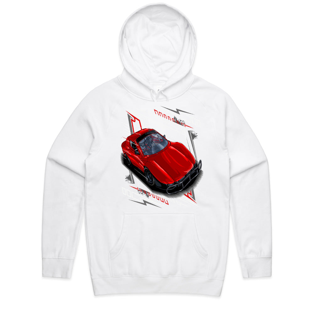Red Racer" – Bold Red Sports Car Graphic T-Shirt