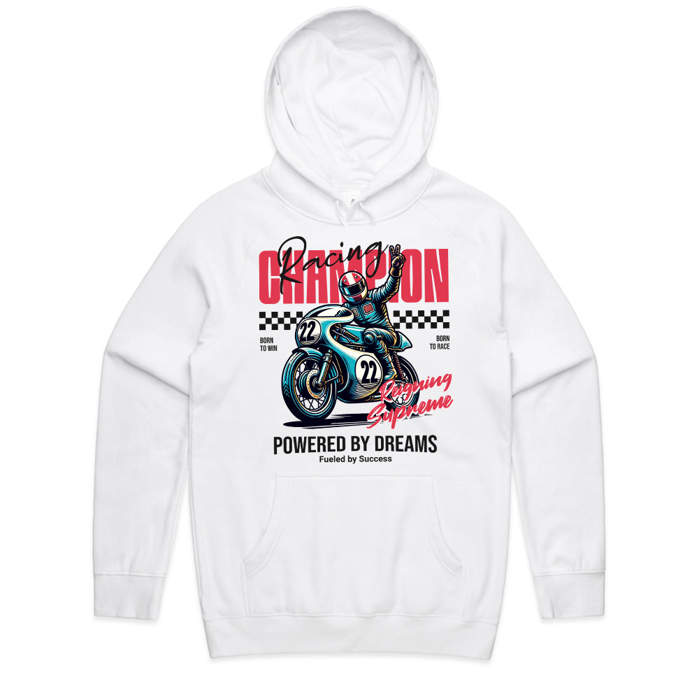 Champion Racer – Reigning Supreme Motorcycle Streetwear T-Shirt