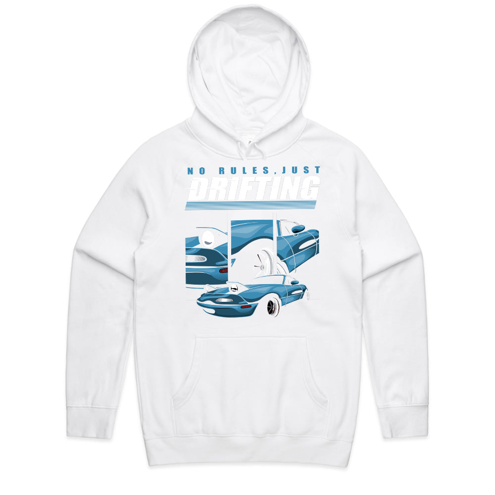 No Rules, Just Drifting T-Shirt – Bold Drift Car Design for Enthusiasts