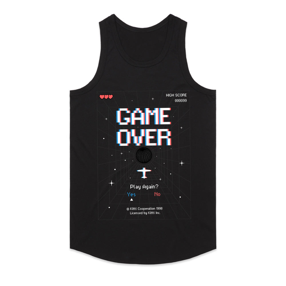 Retro "Game Over" Pixel Art Gaming T-Shirt – Play Again?
