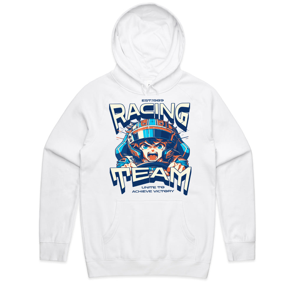 Racing Team Anime Streetwear T-Shirt – High-Speed Adrenaline Design