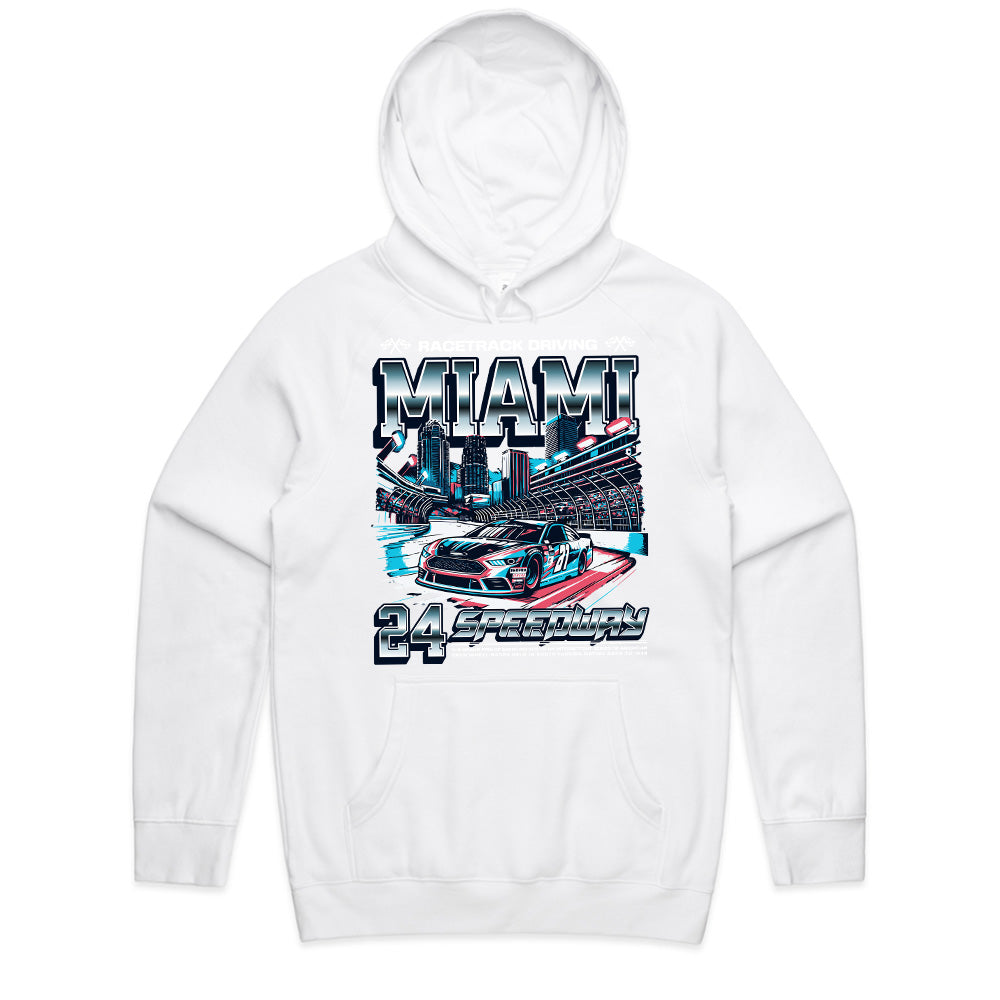 Miami Speedway Racing T-Shirt – High-Speed Night Drive
