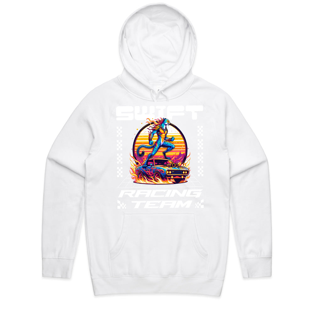 Swift Racing Team Futuristic Streetwear T-Shirt – Speed, Power & Style