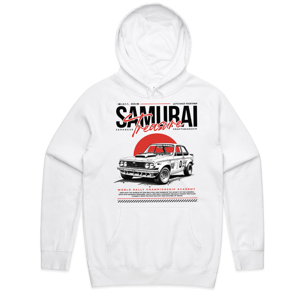 Samurai Treasure – Classic Japanese Rally Legend Tee