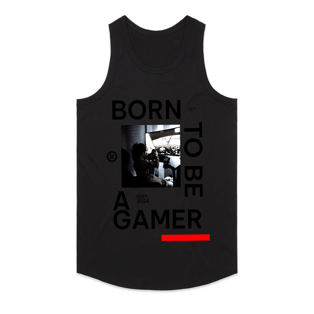 "Born to Be a Gamer – Minimalist Gaming Lifestyle T-Shirt"