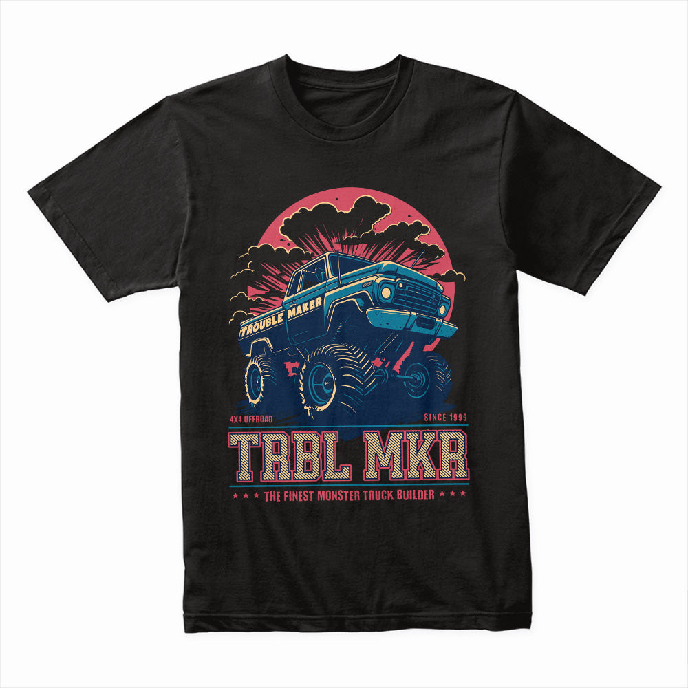 TRBL MKR – Monster Truck Off-Road Adventure T-Shirt