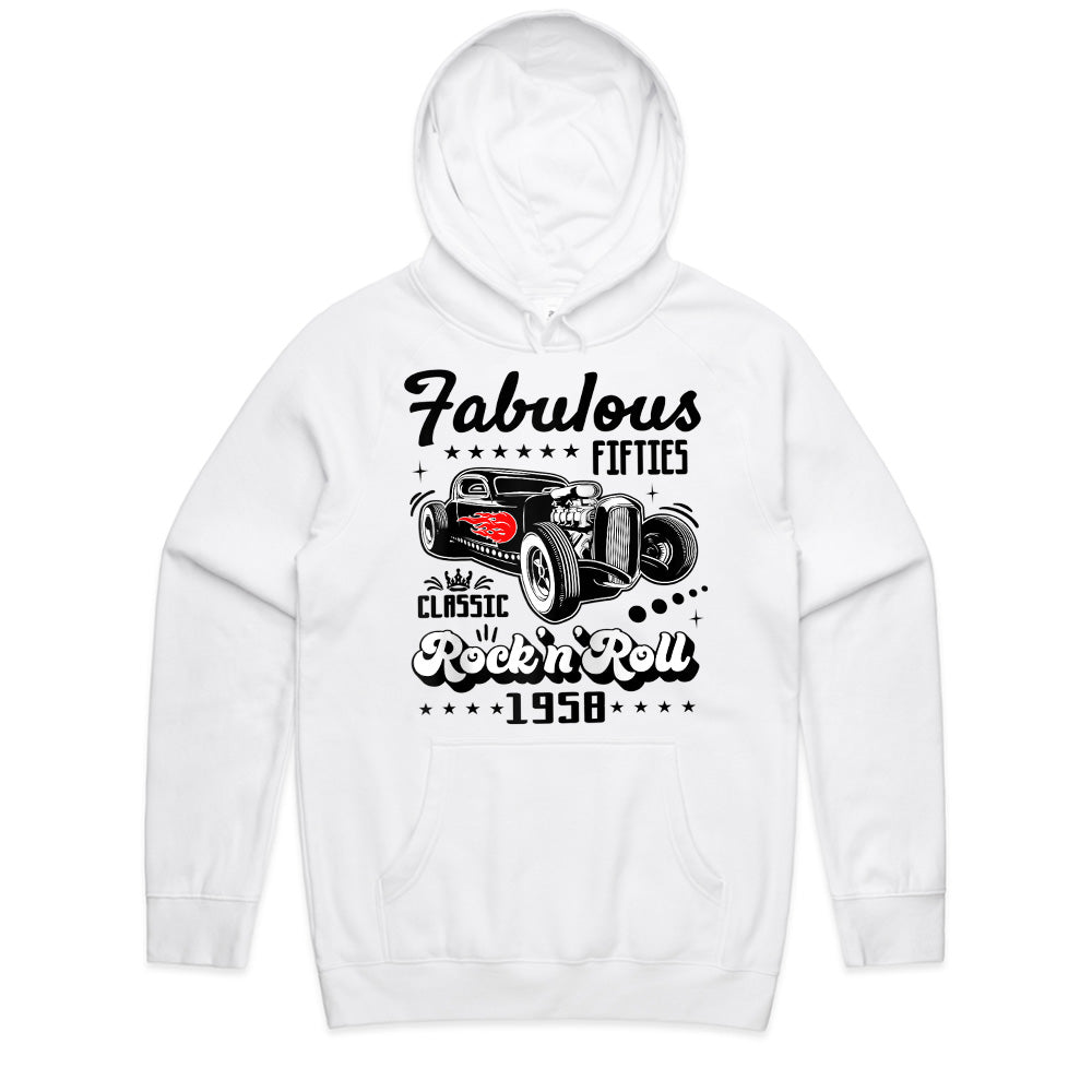 Fabulous Fifties Rock 'n' Roll Hot Rod T-Shirt – Classic Vintage Car & Rebel Style