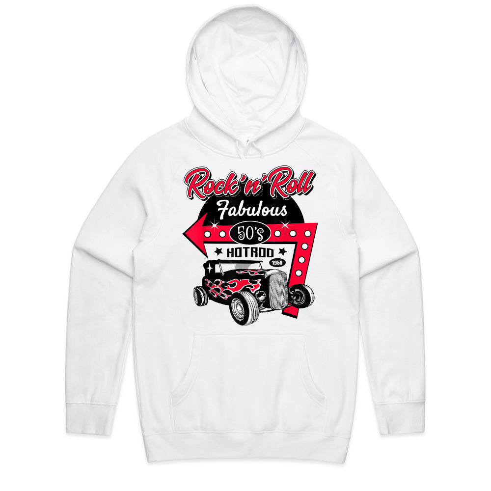 Rock 'n' Roll Fabulous 50s Hot Rod T-Shirt – Vintage Rockabilly Classic Car Tee