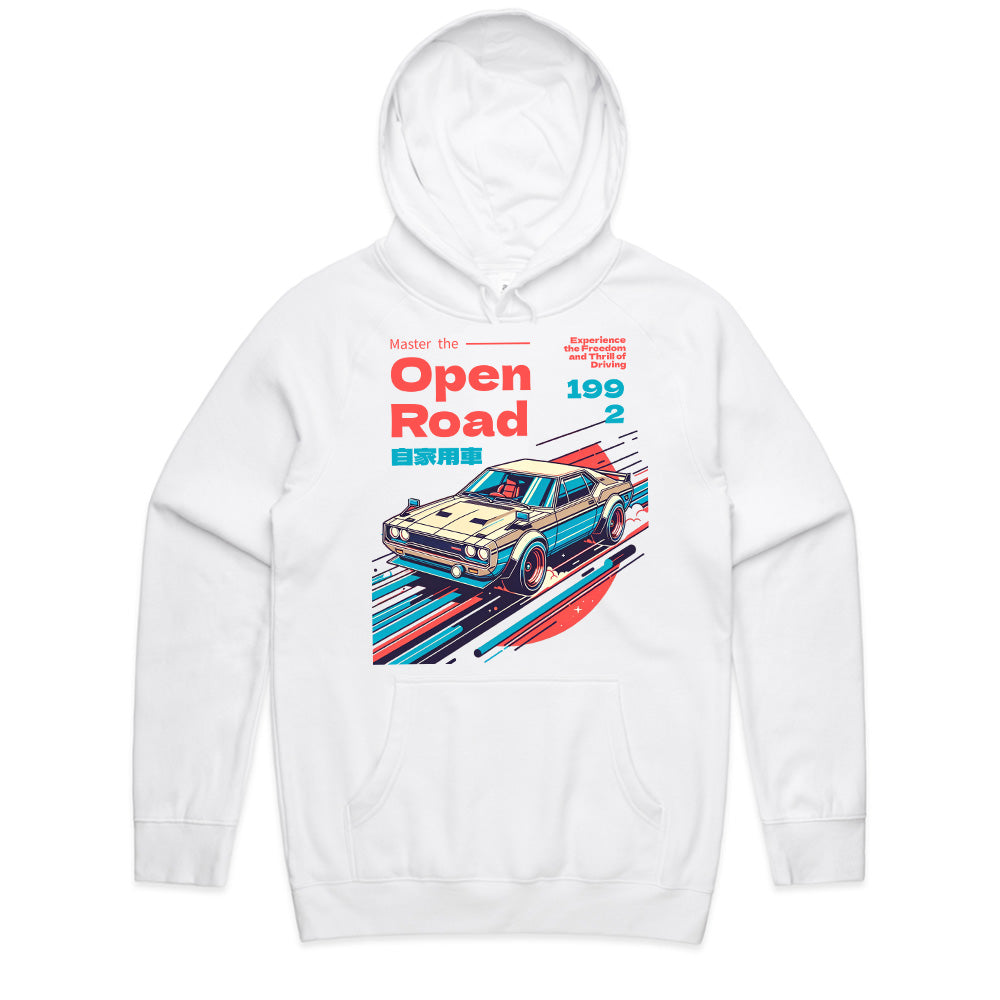 OPEN ROAD T-Shirt – Retro JDM Skyline Speed Legend