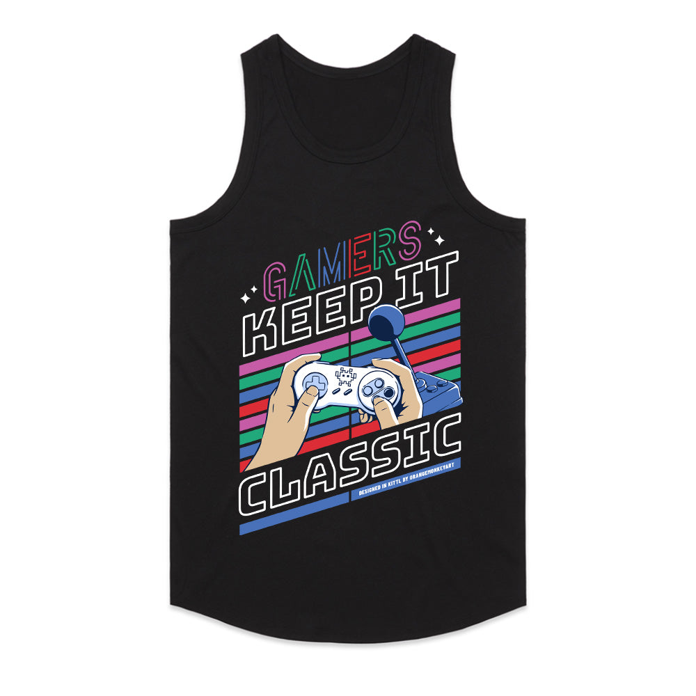 "Gamers Keep It Classic" Retro Gaming T-Shirt