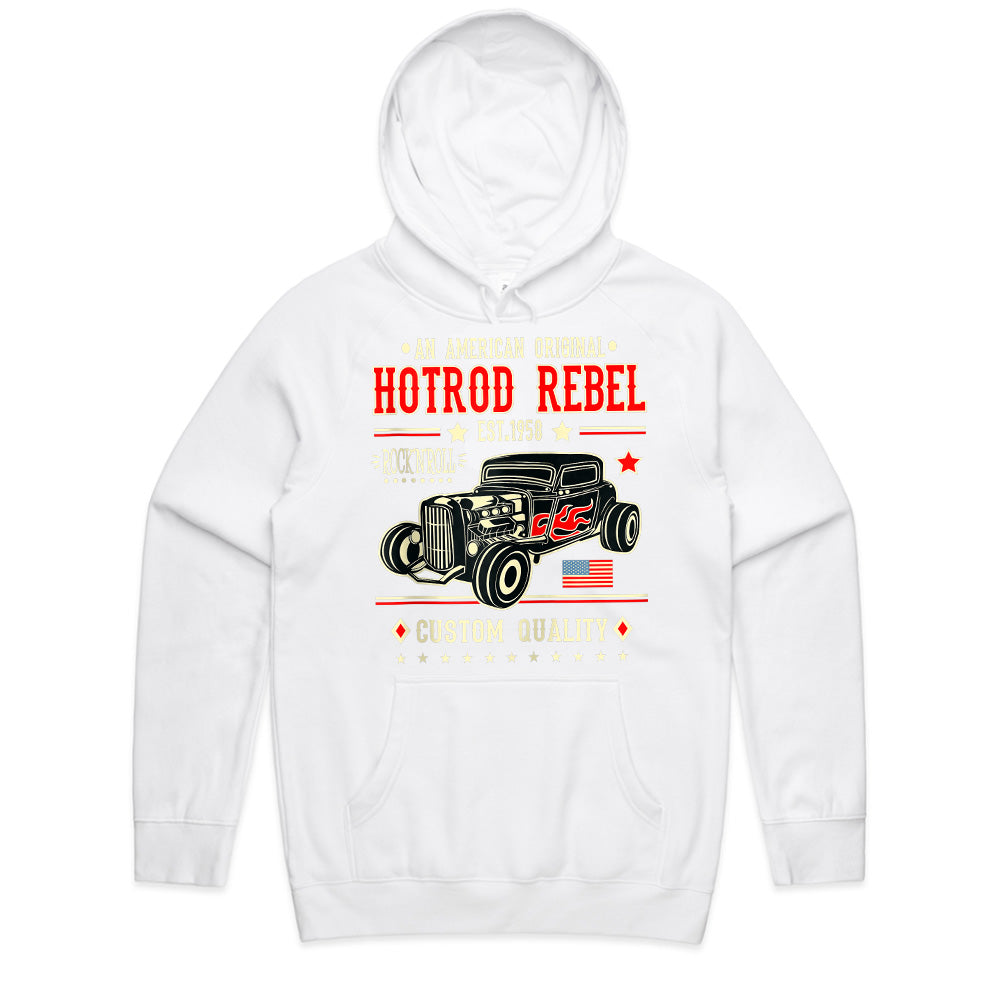 Hotrod Rebel 1958 T-Shirt – Vintage Rock ‘n’ Roll Classic Car Tee