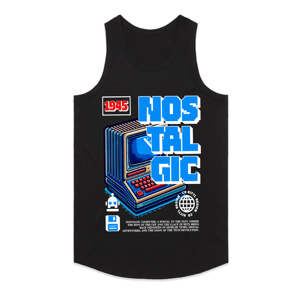Retro Nostalgic Gamer T-Shirt – Vintage 80s Computer Design