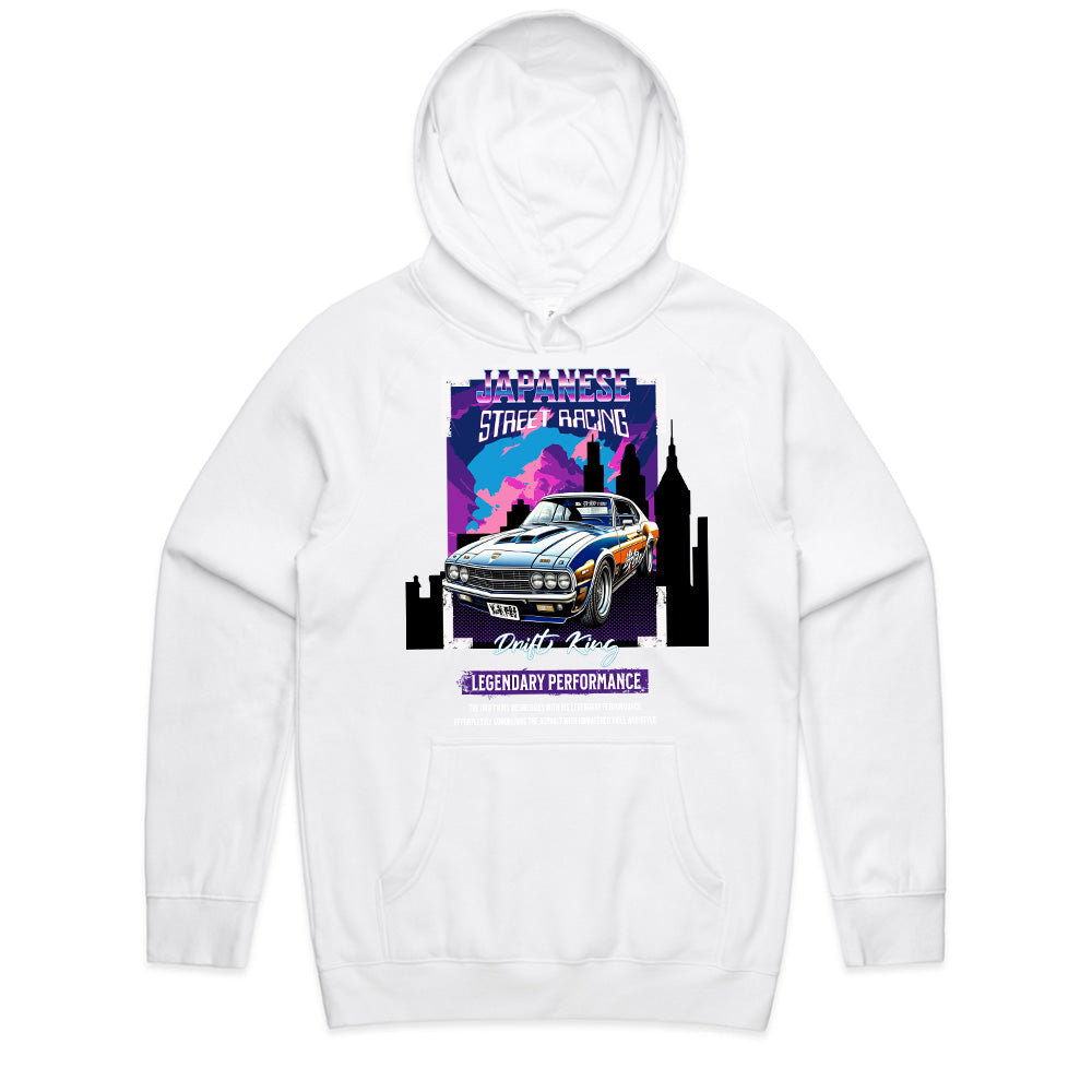 Drift King Japanese Street Racing T-Shirt – Classic JDM Legend Edition