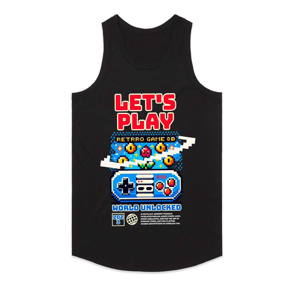 Let’s Play Retro Gamer T-Shirt – 8-Bit Pixel Nostalgia