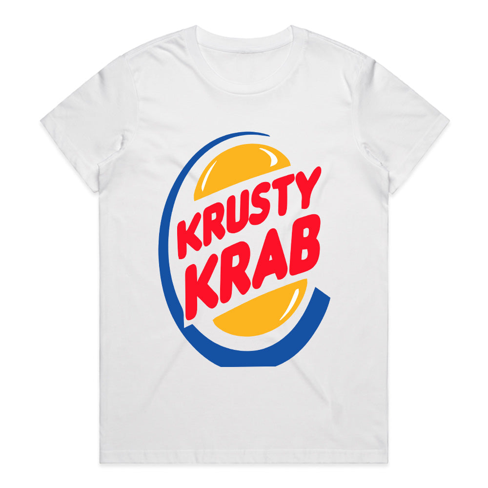 Krusty Krab Funny T-Shirt - Bold Graphic Design for SpongeBob Fans