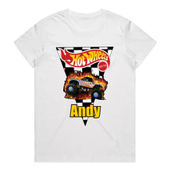 Hot Wheels Monster Truck "Andy" Graphic T-Shirt – Bold and Stylish Motorsports Design