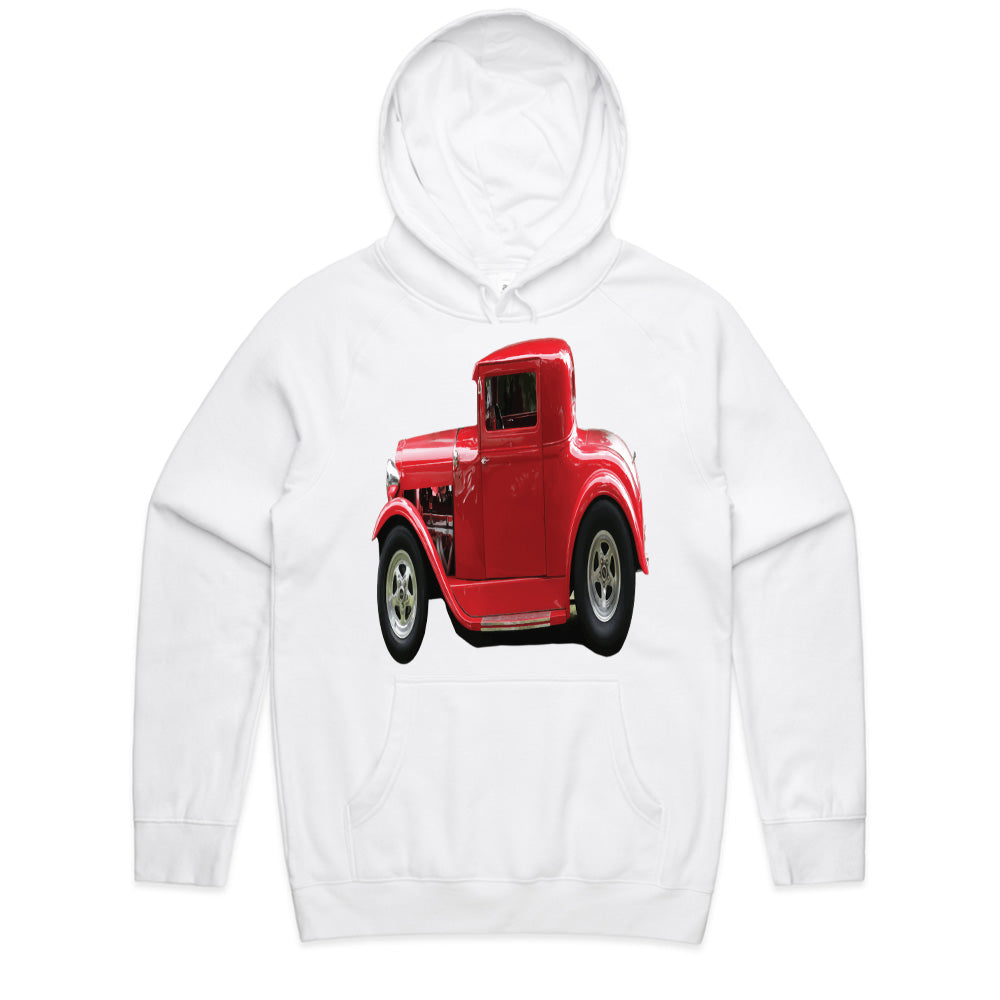 Classic Red Hot Rod T-Shirt – Vintage Muscle Car Enthusiast Retro Tee
