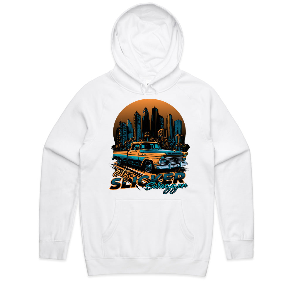 City Slicker Swagger – Classic Pickup Retro Streetwear Tee