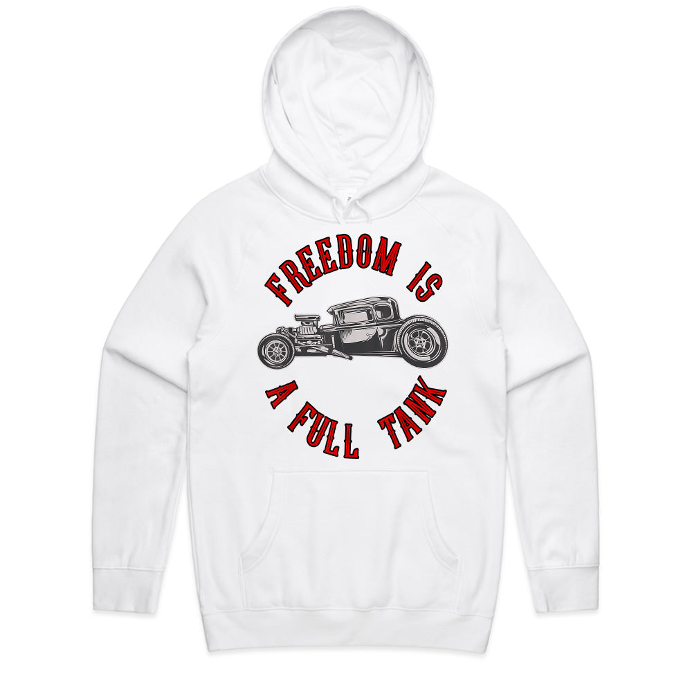 Hot Rod "Freedom is a Full Tank" Vintage Custom Engine T-Shirt