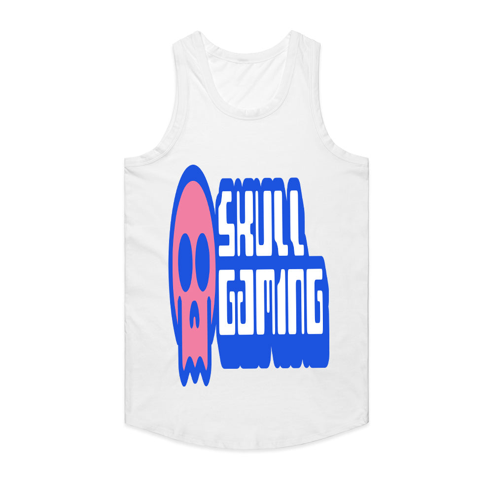 Skull Gaming – Neon Retro Gamer Graphic Tee"