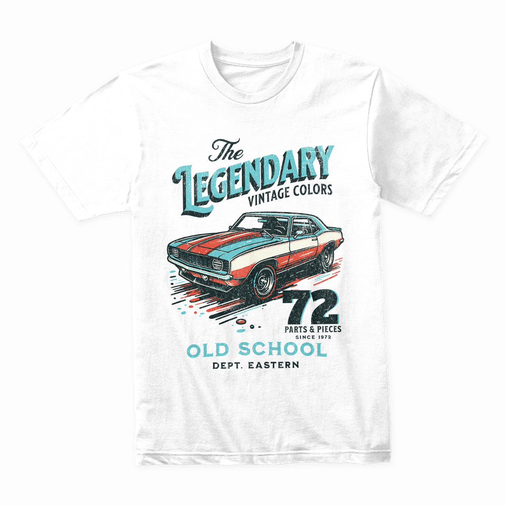 The Legendary Old School – Vintage Muscle Car Tee