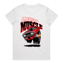 American Muscle Car T-Shirt – Classic Hot Rod Power & Speed Tee