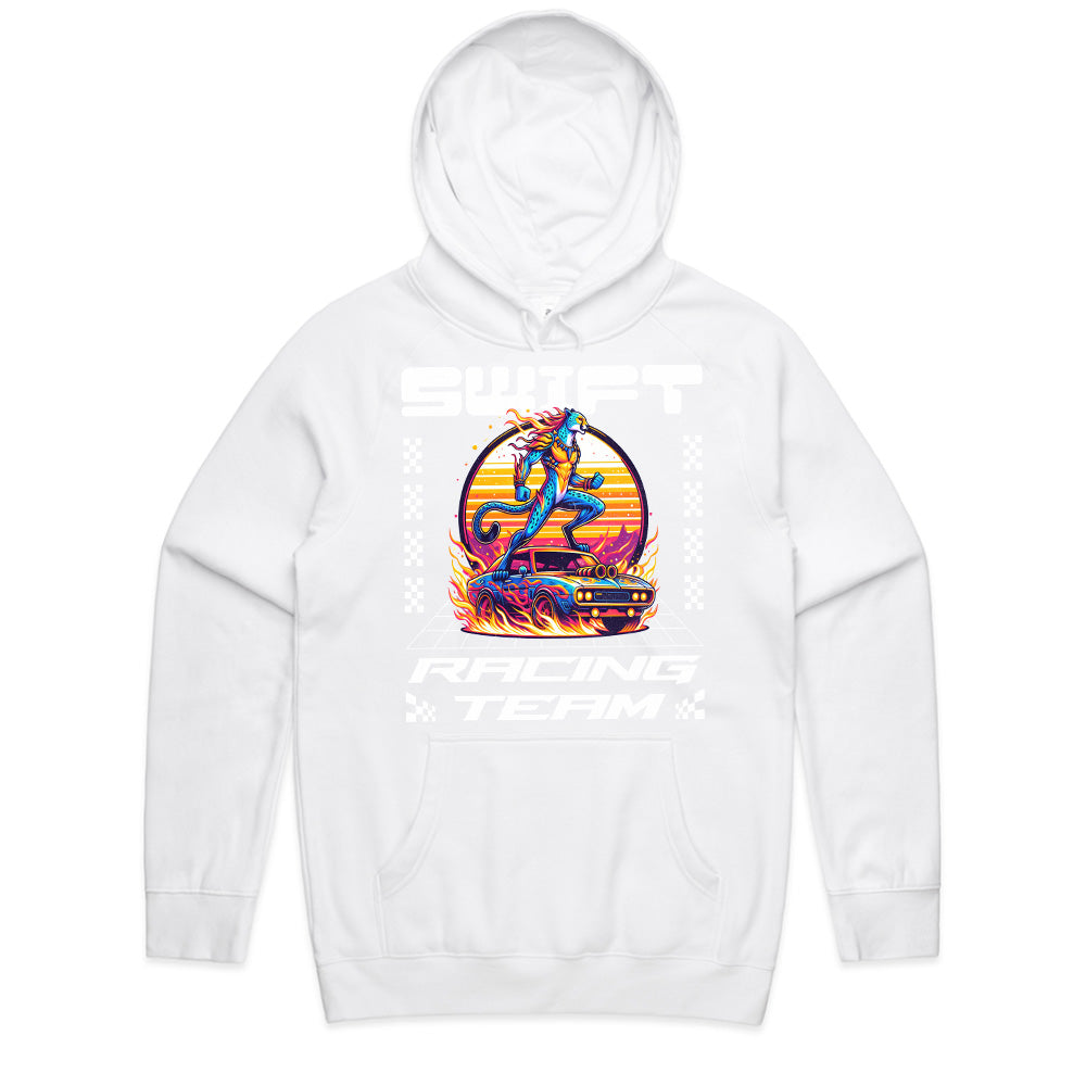 Swift Racing Team – Neon Futuristic Speed T-Shirt