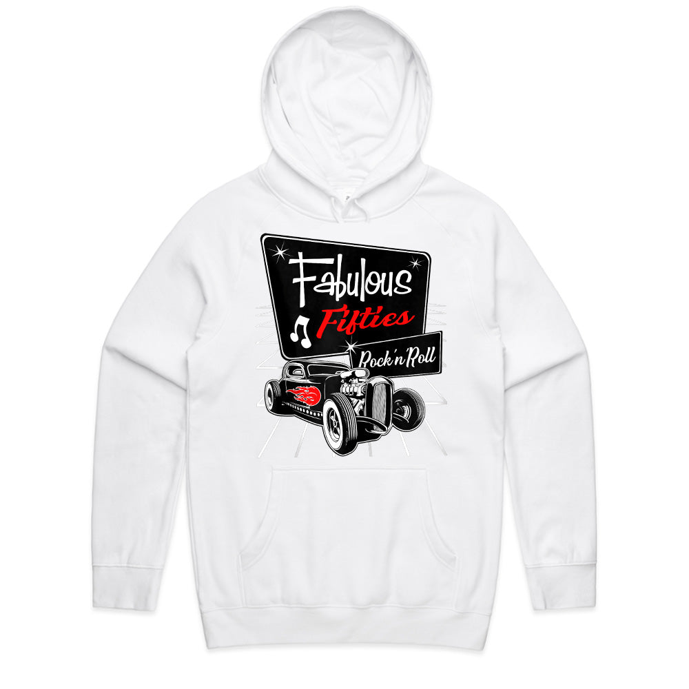Fabulous Fifties Rock 'n Roll – Retro Hot Rod T-Shirt