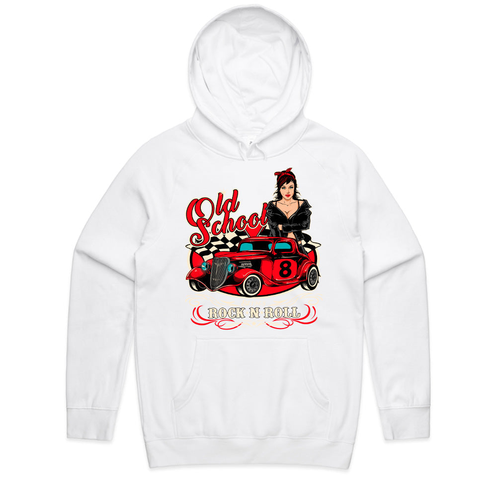 Old School Rock 'n Roll Hot Rod – Retro Pin-Up T-Shirt
