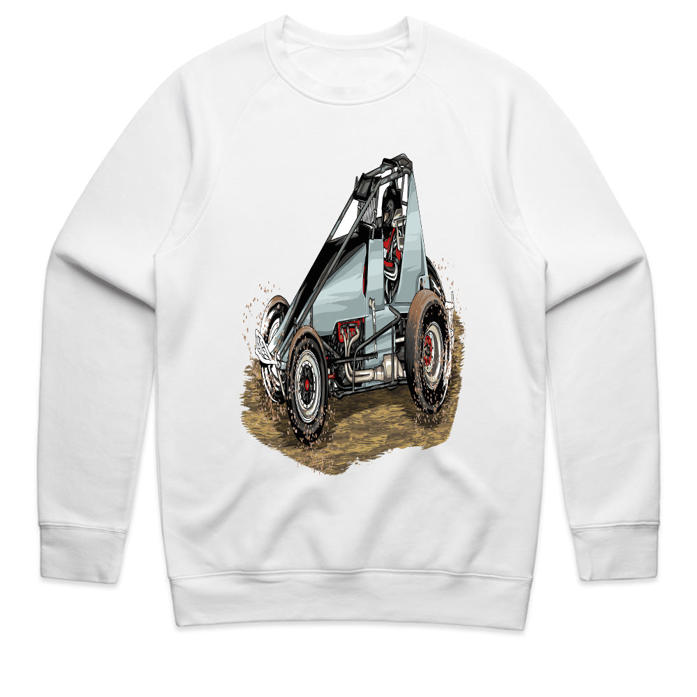 Sprints on the Track – Race Car Graphic T-Shirt for Motorsport Fans