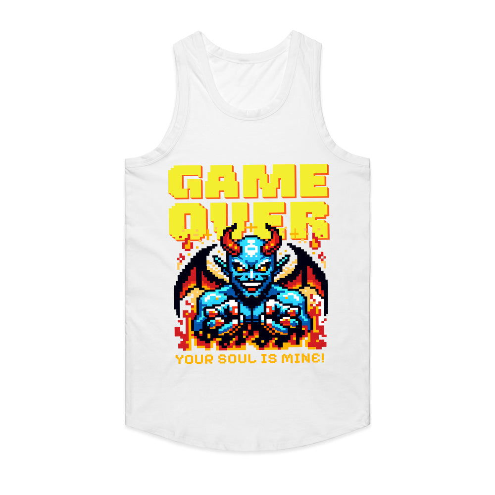 Game Over – Pixel Demon Retro Gaming T-Shirt