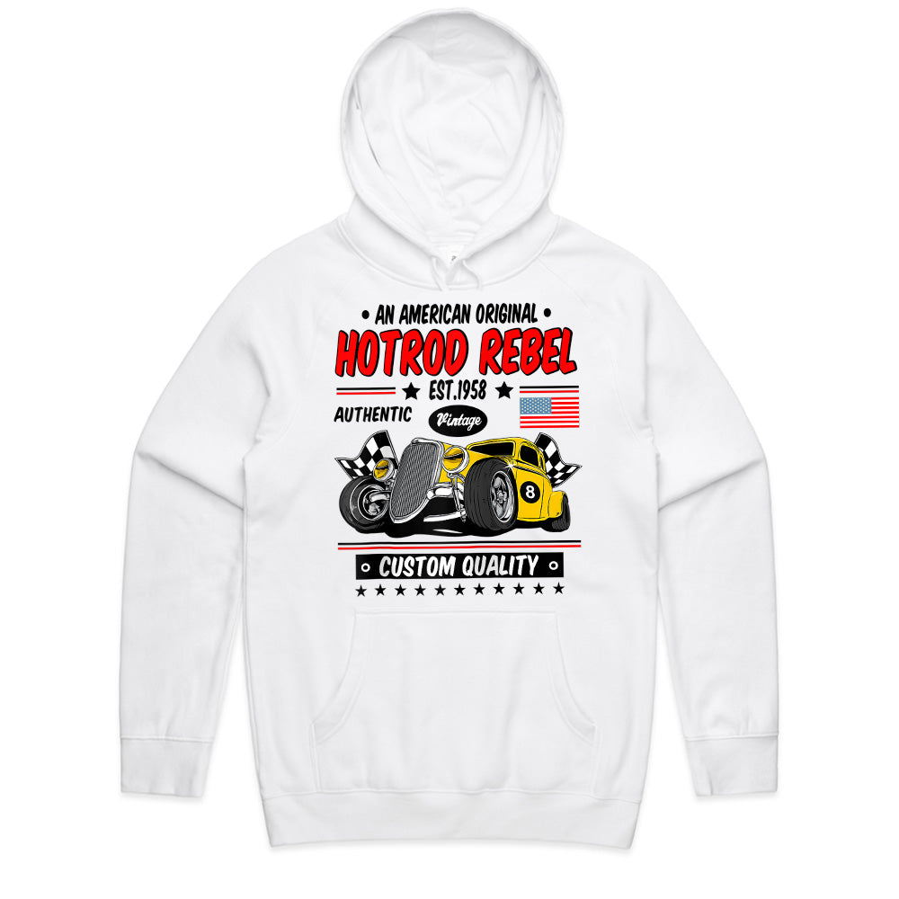Hot Rod Rebel Sweatshirt – Vintage 50s Classic Car Racing Apparel"
