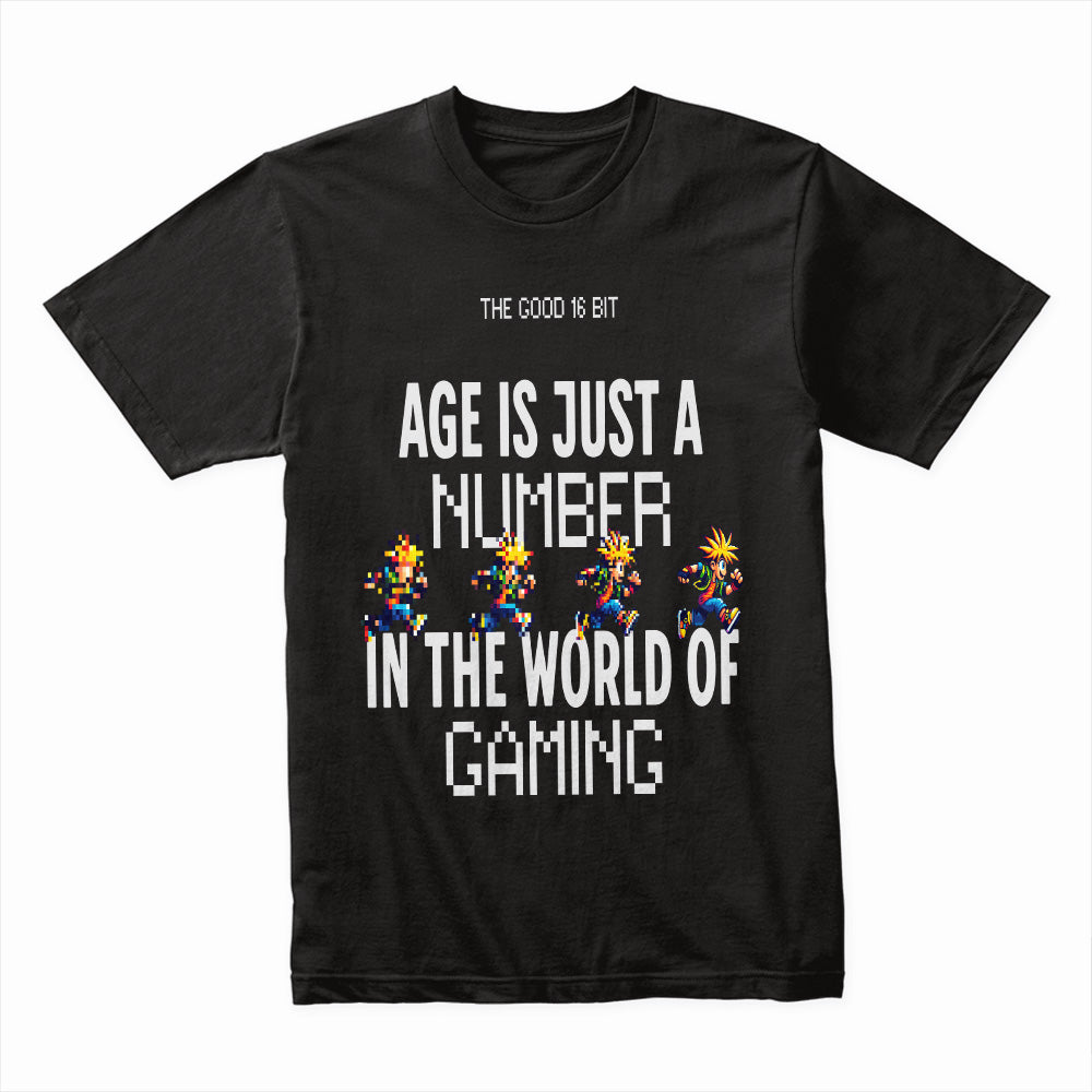16-Bit Retro Gamer T-Shirt – "Age is Just a Number in Gaming"
