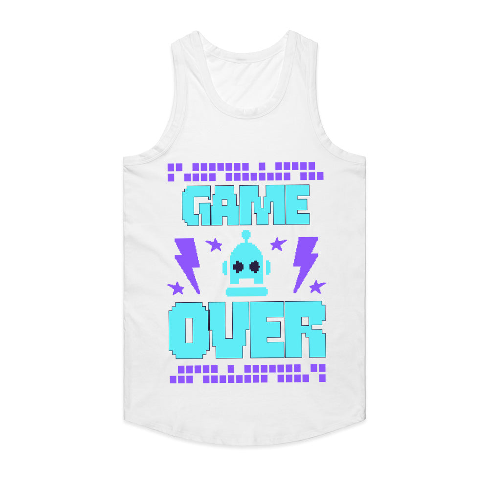 Game Over - Retro Pixel Robot Gamer T-Shirt
