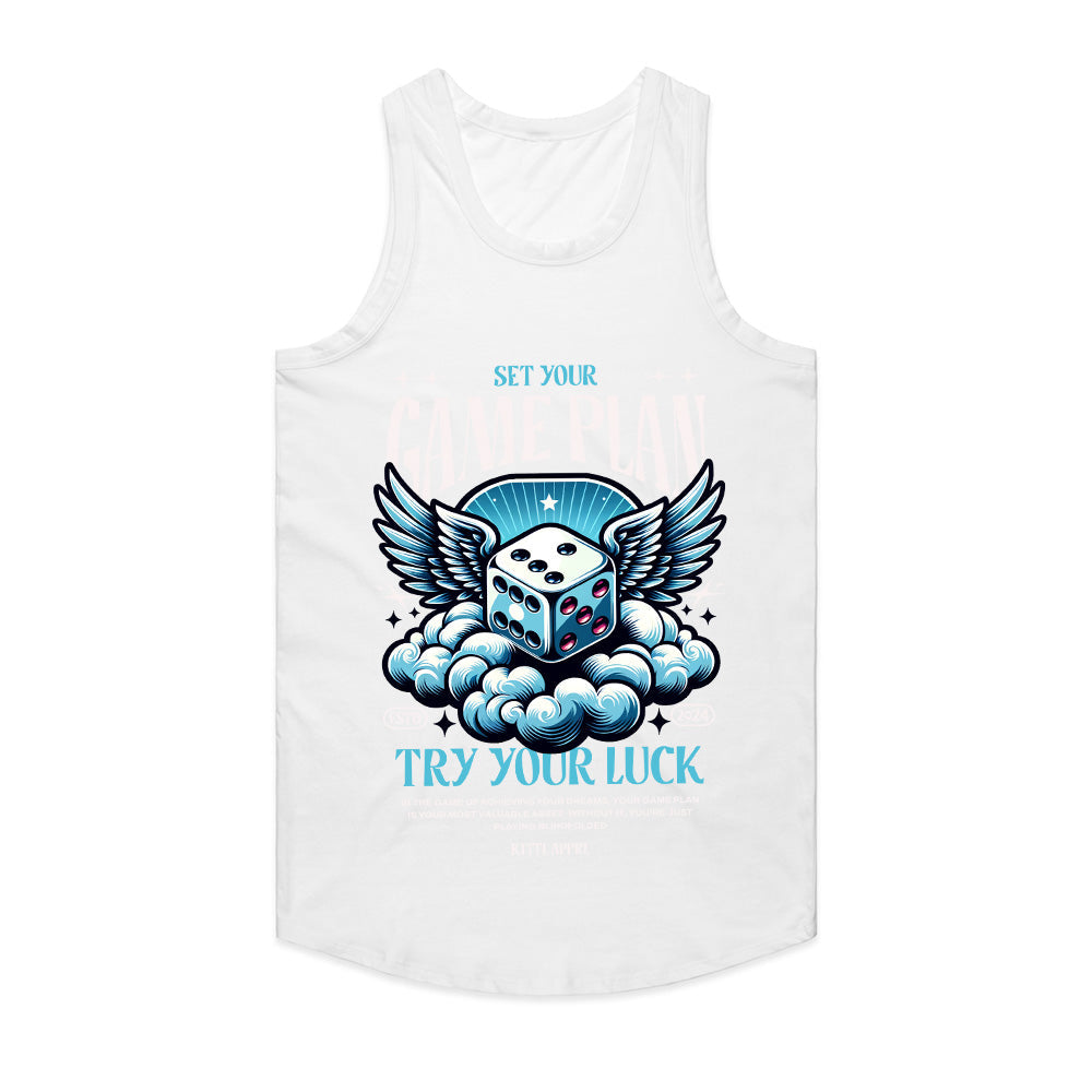 Game Plan - Try Your Luck Motivational Dice T-Shirt