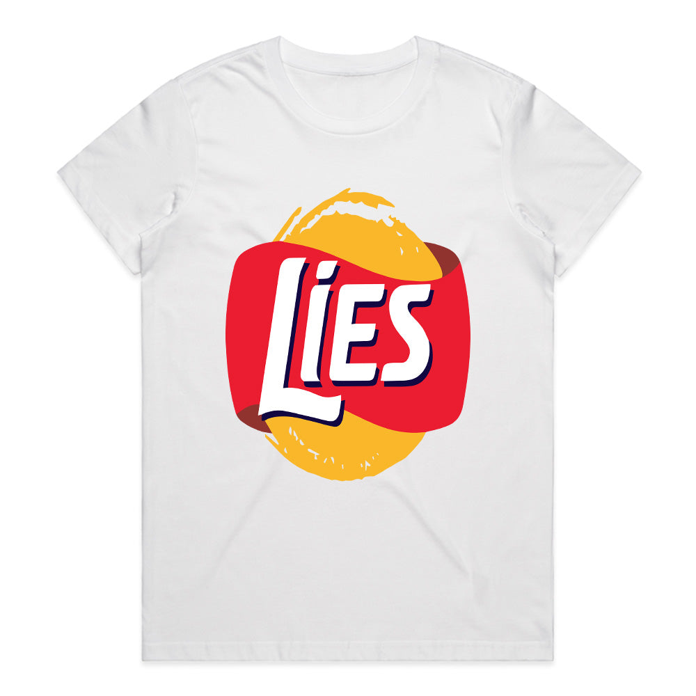Lies Graphic T-shirt – A Fun and Bold Statement Piece