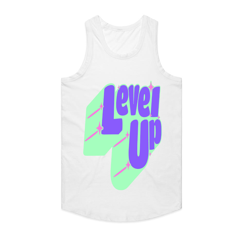 Level Up - Retro Neon Gamer Aesthetic T-Shirt