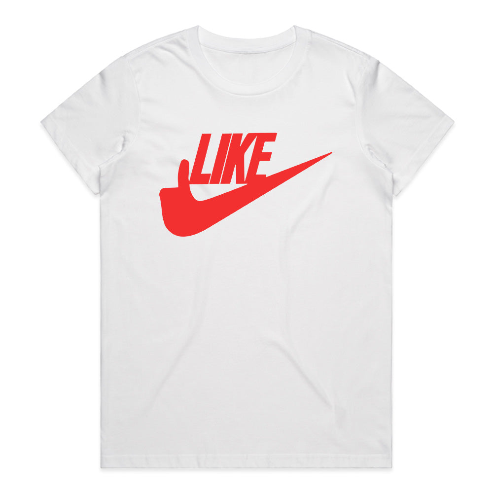 LIKE Graphic T-shirt – Bold and Playful Nike-Inspired Design