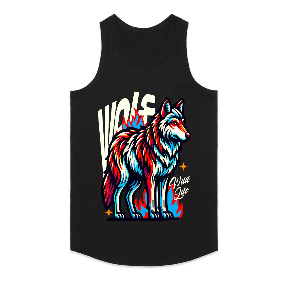 Wild Wolf – Vibrant Spirit Animal Tee