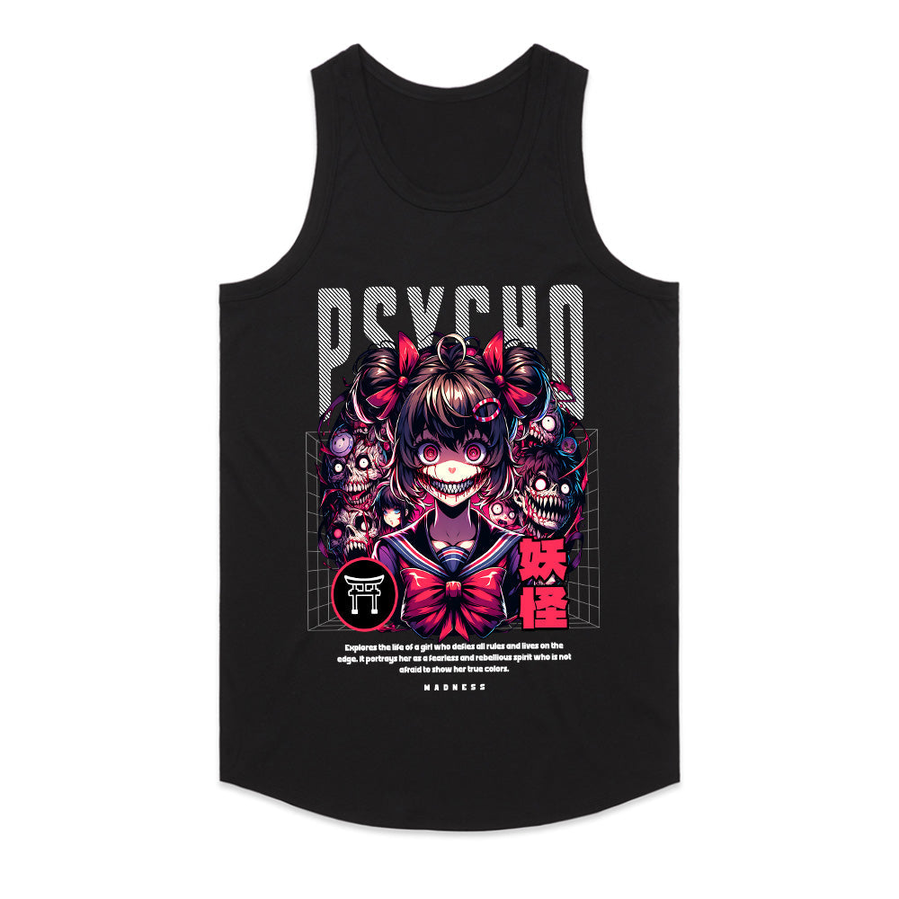 Psycho Yōkai – Dark Horror Anime Tee