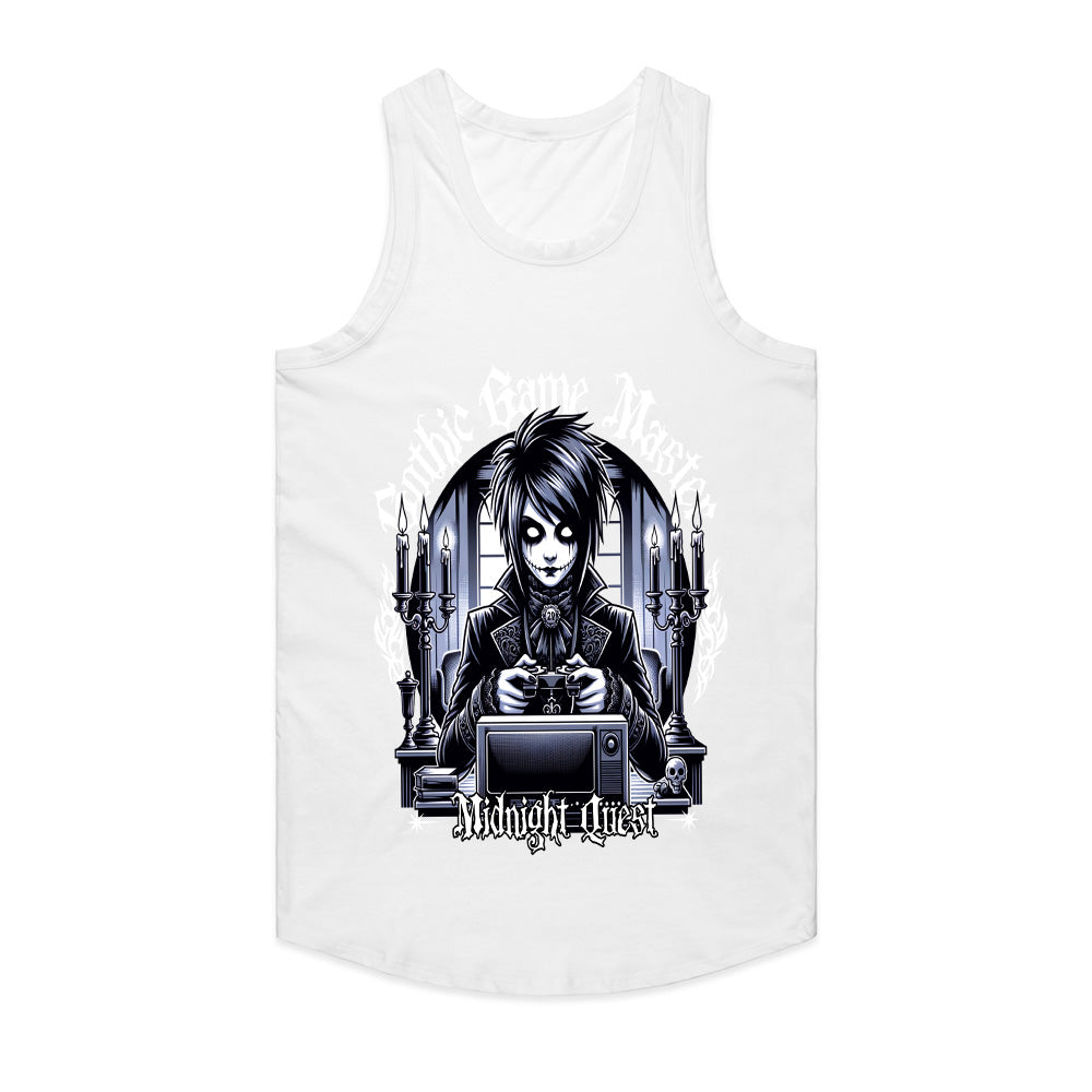 Gothic Game Master - Midnight Quest Dark Gamer T-Shirt