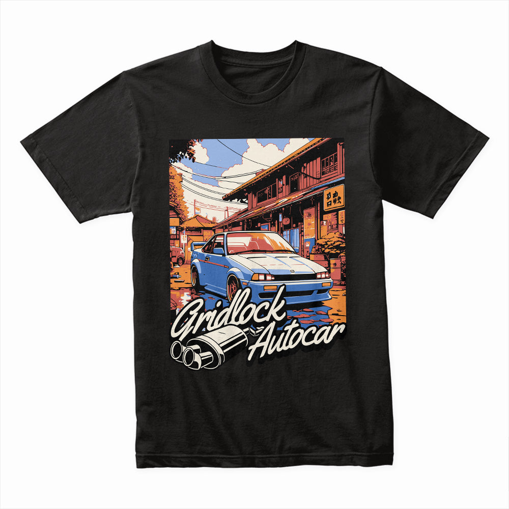 GRIDLOCK AUTOCAR T-Shirt – Retro JDM Street Scene
