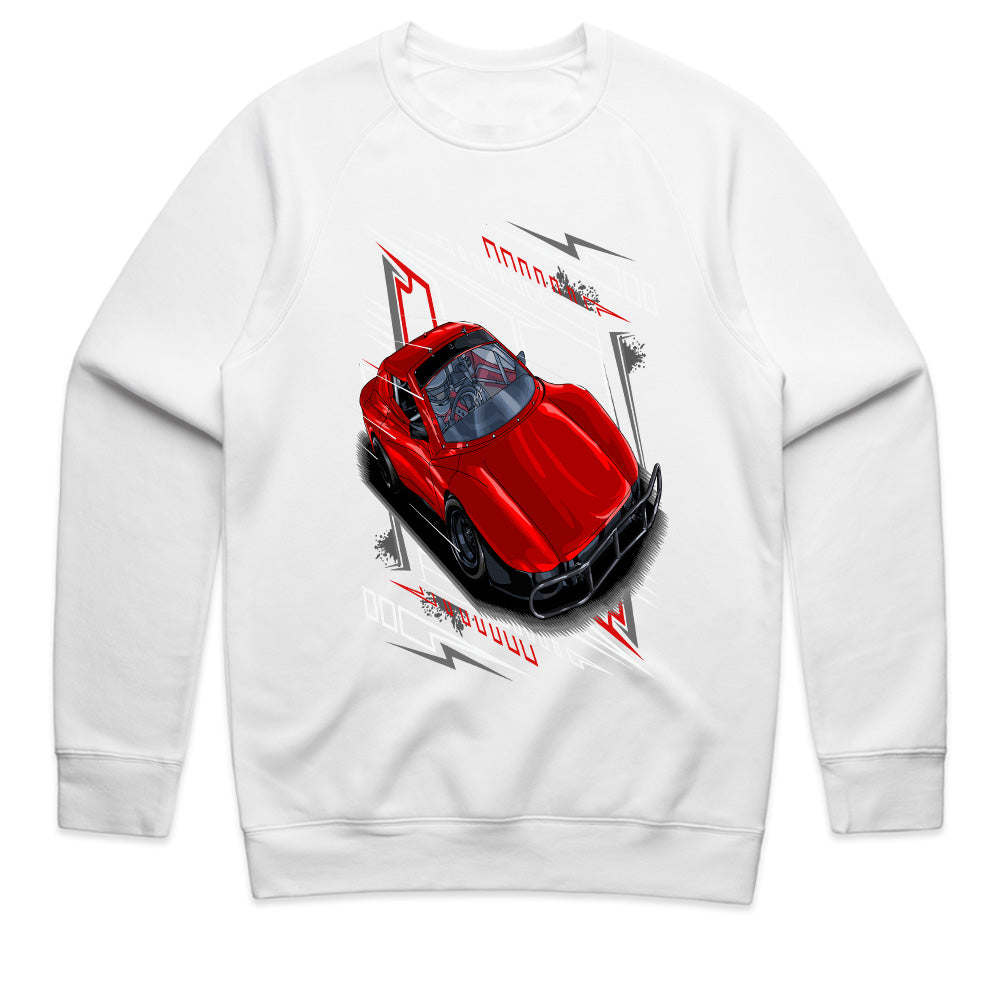 Red Racer" – Bold Red Sports Car Graphic T-Shirt