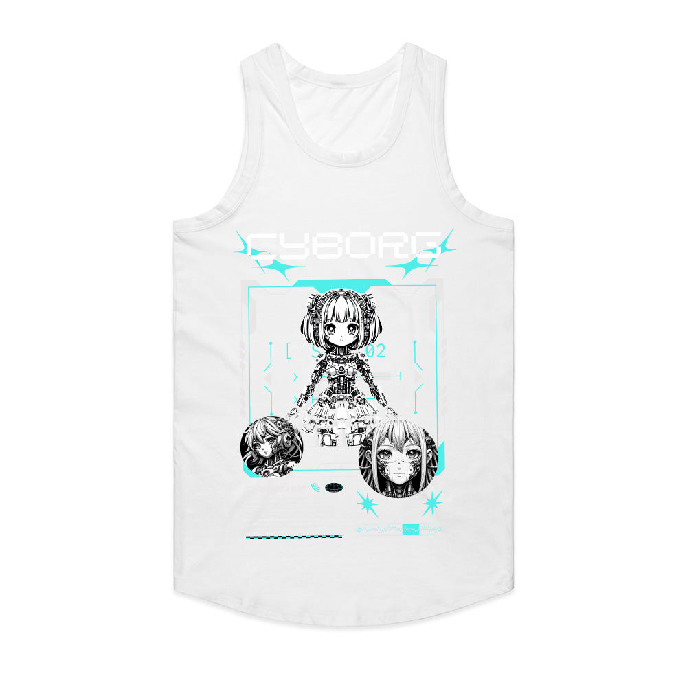 Futuristic Cyberpunk Cyborg T-Shirt – Techwear Aesthetic