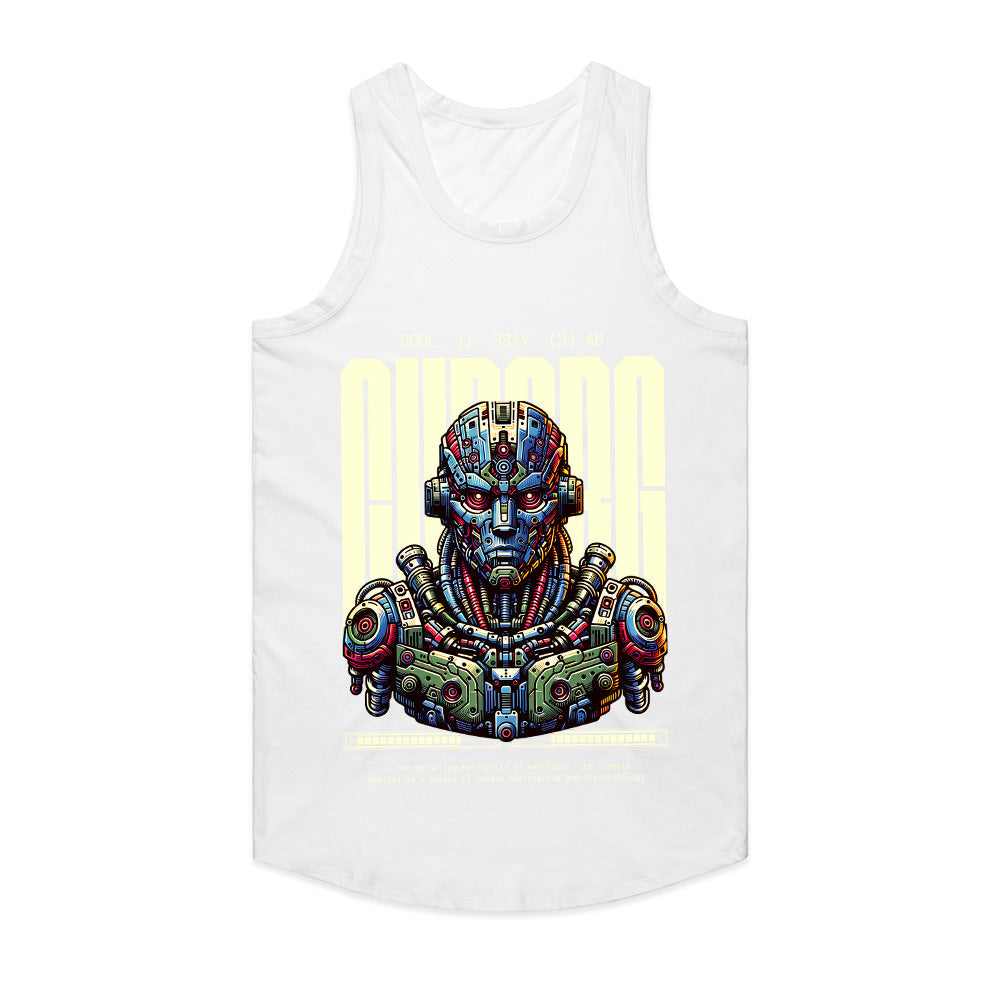 Futuristic Cybernetic Warrior T-Shirt – Sci-Fi Mech Techwear
