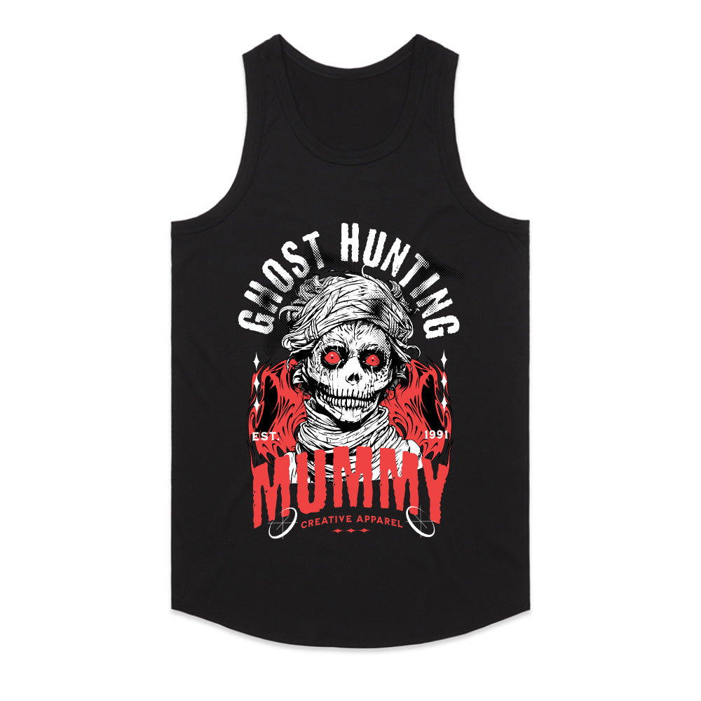 Ghost Hunting Mummy T-Shirt – Horror Gothic Streetwear
