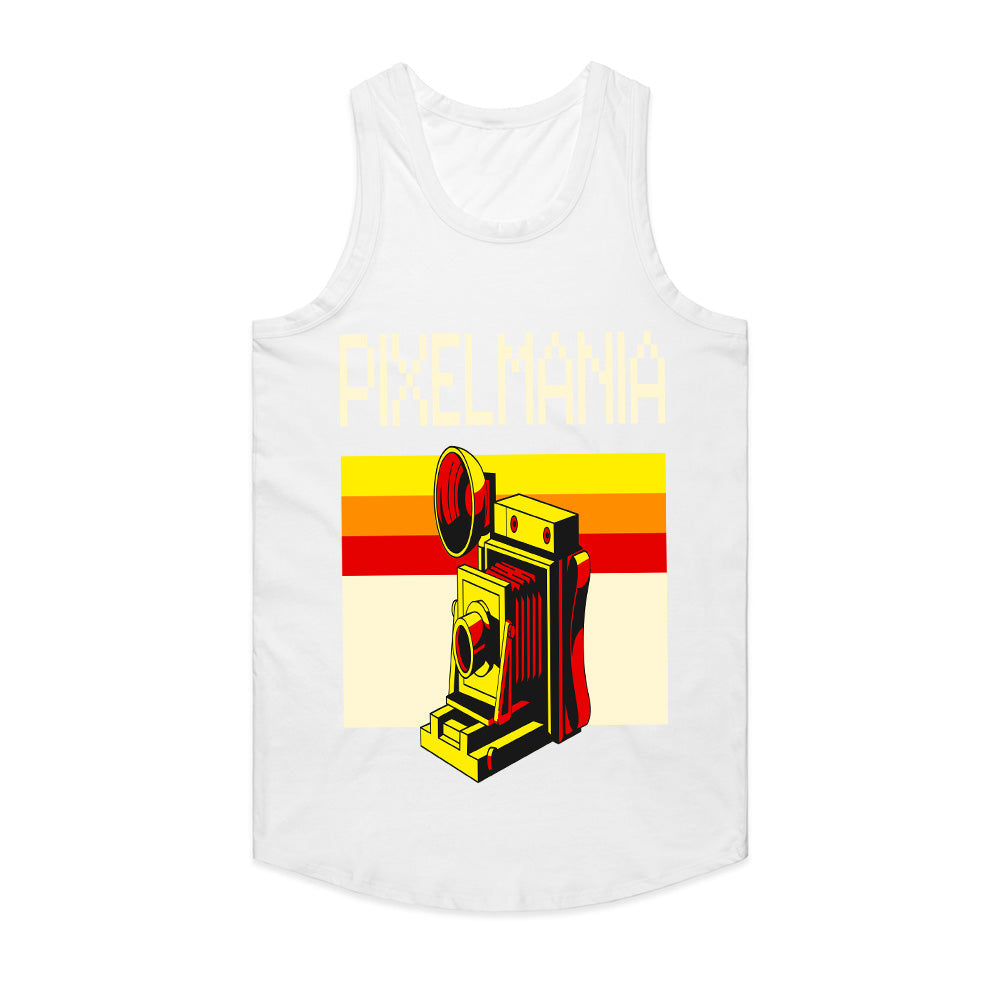 Retro Pixel Mania T-Shirt – Vintage Camera Aesthetic